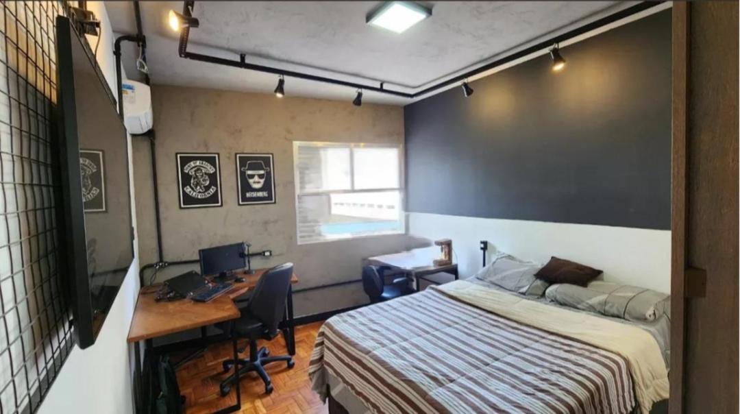 Apartamento Na Quadra Da Praia Santos  Buitenkant foto